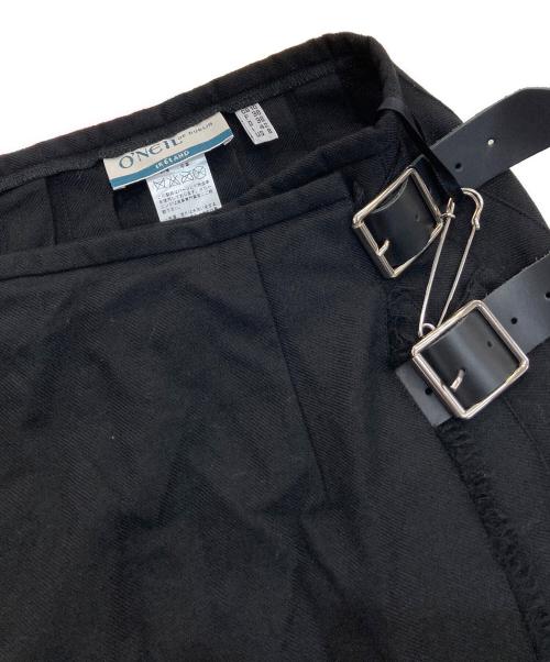 O'NEIL OF DUBLIN（オニールオブダブリン）O'NEIL OF DUBLIN (オニールオブダブリン) プリーツスカート ブラック サイズ:US8の古着・服飾アイテム