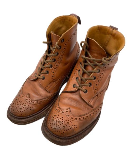 Tricker's（トリッカーズ）Tricker's (トリッカーズ) MALTONカントリーブーツ ブラウン サイズ:8 1/2の古着・服飾アイテム