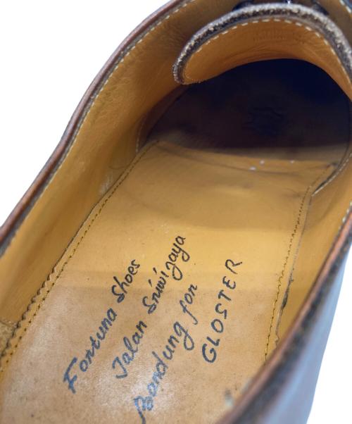 Jalan Sriwijaya（ジャランスリウァヤ）Jalan Sriwijaya (ジャランスリウァヤ) GLOSTER (グロスター) ストレートチップシューズ ブラウン サイズ: 6 1/2の古着・服飾アイテム