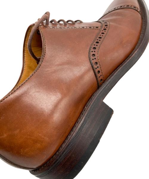 Jalan Sriwijaya（ジャランスリウァヤ）Jalan Sriwijaya (ジャランスリウァヤ) GLOSTER (グロスター) ストレートチップシューズ ブラウン サイズ: 6 1/2の古着・服飾アイテム