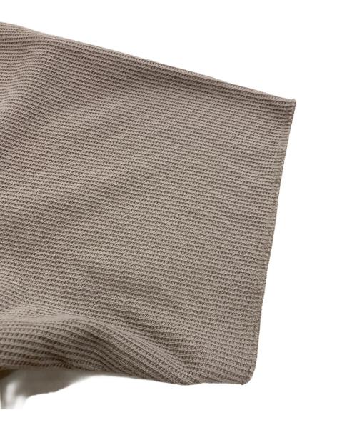 blurhms ROOTSTOCK（ブラームスルーツストック）blurhms ROOTSTOCK (ブラームスルーツストック) Rough&Smooth Thermal Over-neck ベージュ サイズ:Freeの古着・服飾アイテム