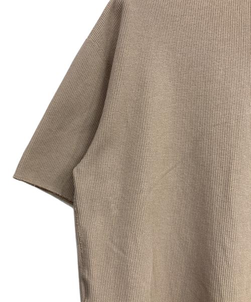blurhms ROOTSTOCK（ブラームスルーツストック）blurhms ROOTSTOCK (ブラームスルーツストック) Rough&Smooth Thermal Over-neck ベージュ サイズ:Freeの古着・服飾アイテム