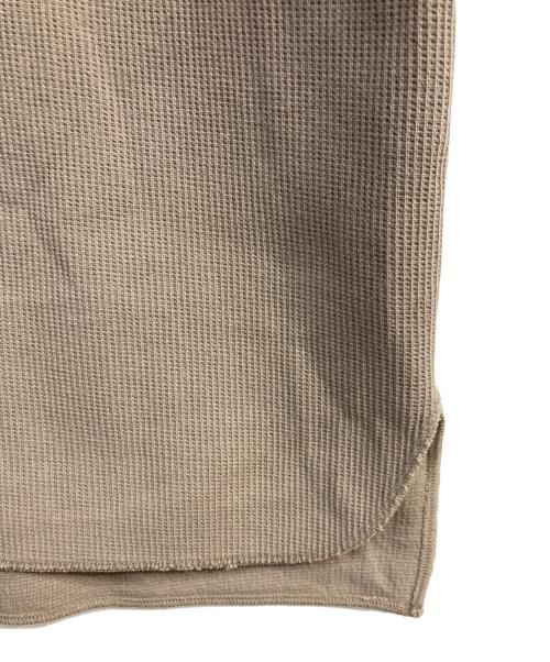 blurhms ROOTSTOCK（ブラームスルーツストック）blurhms ROOTSTOCK (ブラームスルーツストック) Rough&Smooth Thermal Over-neck ベージュ サイズ:Freeの古着・服飾アイテム