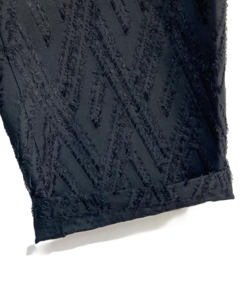 Lui's（ルイス）Lui's (ルイス) ジオメトリック カットジャガードパンツ　LUZ2031102A0003 ブラック サイズ:S 未使用品の古着・服飾アイテム