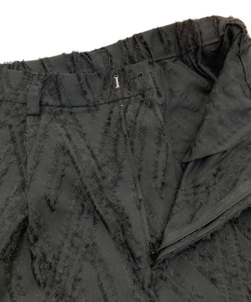 Lui's（ルイス）Lui's (ルイス) ジオメトリック カットジャガードパンツ　LUZ2031102A0003 ブラック サイズ:S 未使用品の古着・服飾アイテム