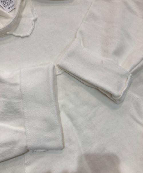 KAPITAL（キャピタル）KAPITAL (キャピタル) Vネック カットオフ スリーブ オーバー サイズ スウェットパーカー　EK-680 アイボリー サイズ:3の古着・服飾アイテム