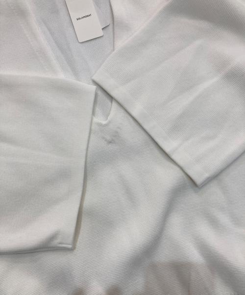 SOLAMONAT（ソラモナ）solamonat (ソラモナ) ウエハースニットワイドスリーブVネックプルオーバー　sma-knit-wd-vpo アイボリー サイズ:Free 未使用品の古着・服飾アイテム