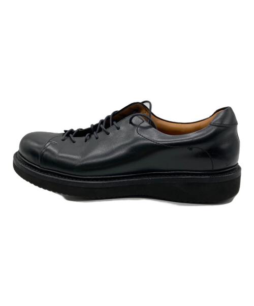 Jalan Sriwijaya（ジャランスリウァヤ）Jalan Sriwijaya (ジャランスリウァヤ) U.A. GreenLabelRelaxing (ユナイテッドアローズグリーンレーベル リラクシング) レザースニーカー ブラック サイズ:40の古着・服飾アイテム