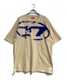 DIESEL（ディーゼル）の古着「クルーネックTシャツ」｜イエロー×ブルー