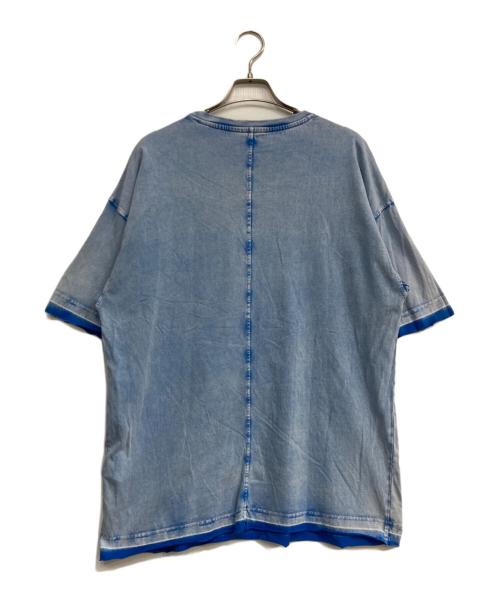 DIESEL（ディーゼル）DIESEL (ディーゼル) クルーネックTシャツ ブルー サイズ:XLの古着・服飾アイテム