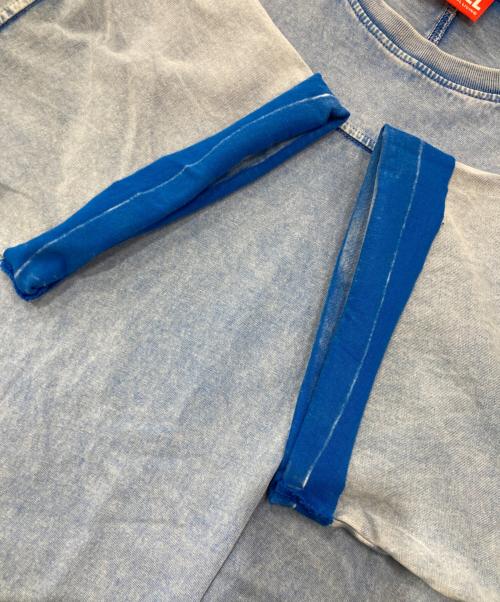 DIESEL（ディーゼル）DIESEL (ディーゼル) クルーネックTシャツ ブルー サイズ:XLの古着・服飾アイテム