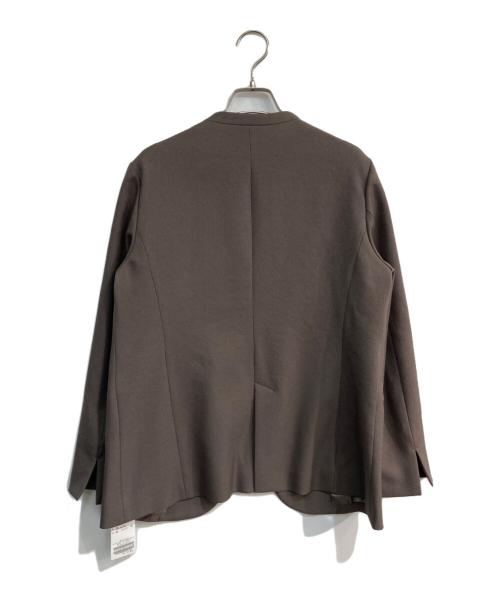 Spick and Span（スピック＆スパン）Spick and Span (スピックアンドスパン) ウールライクノーカラージャケット カーキ サイズ:38 未使用品の古着・服飾アイテム