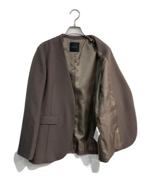 Spick and Span（スピック＆スパン）Spick and Span (スピックアンドスパン) ウールライクノーカラージャケット カーキ サイズ:38 未使用品の古着・服飾アイテム
