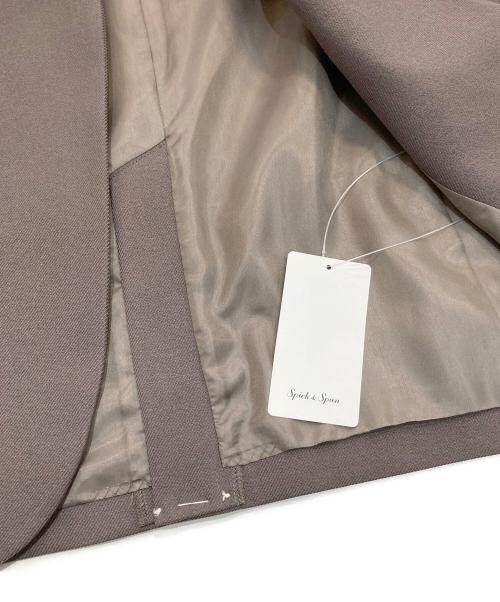 Spick and Span（スピック＆スパン）Spick and Span (スピックアンドスパン) ウールライクノーカラージャケット カーキ サイズ:38 未使用品の古着・服飾アイテム