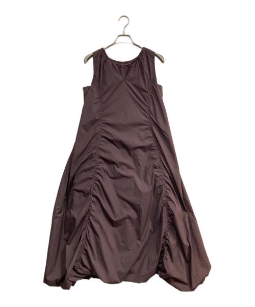 emmi（エミ）emmi (エミ) ナイロンバルーンワンピース ブラウンの古着・服飾アイテム