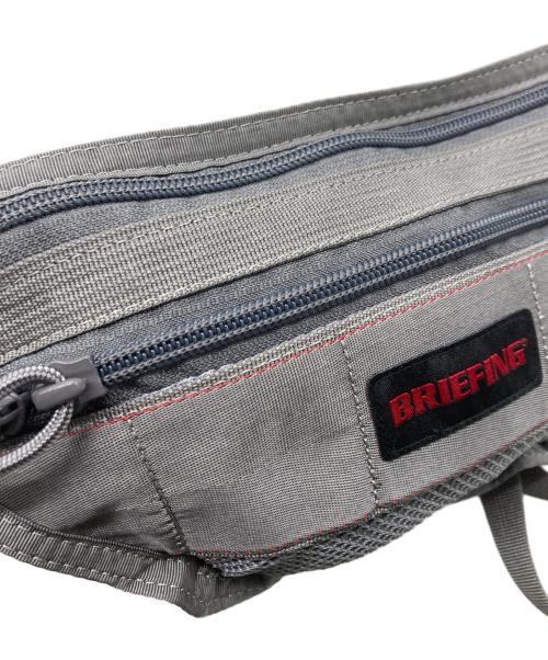 BRIEFING（ブリーフィング）BRIEFING (ブリーフィング) green label relaxing (グリーンレーベルリラクシング) スリングショルダーバッグ グレーの古着・服飾アイテム