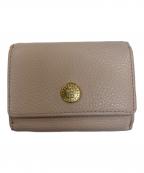 TOPKAPIトプカピ）の古着「fortuna イタリアンシュリンクレザー3つ折り財布」｜ピンク