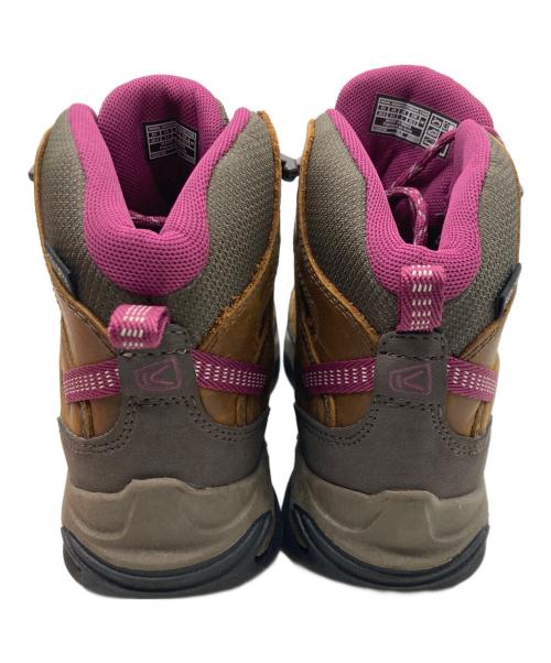 KEEN（キーン）KEEN (キーン) CIRCADIA MID WP ブラウン×パープル サイズ:22.5cmの古着・服飾アイテム