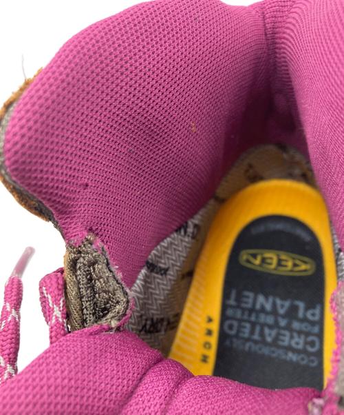 KEEN（キーン）KEEN (キーン) CIRCADIA MID WP ブラウン×パープル サイズ:22.5cmの古着・服飾アイテム