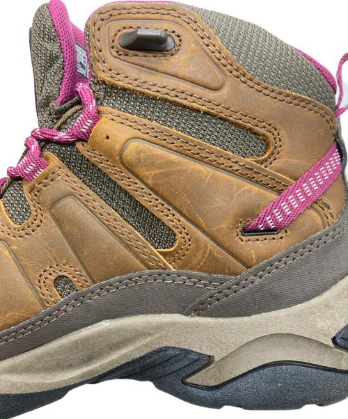KEEN（キーン）KEEN (キーン) CIRCADIA MID WP ブラウン×パープル サイズ:22.5cmの古着・服飾アイテム