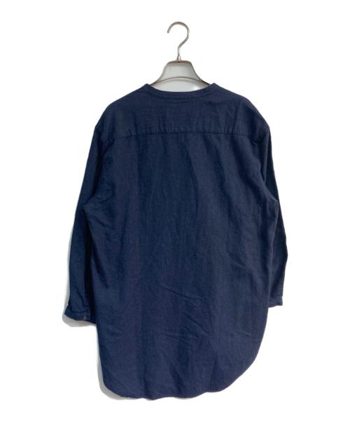 Midi-Umi（ミディウミ）Midi-Umi (ミディウミ) スキッパーシャツ ネイビー サイズ:Freeの古着・服飾アイテム