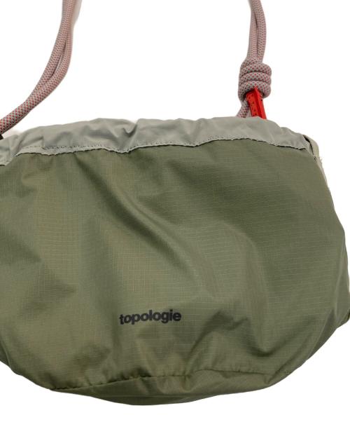 TOPOLOGIE（トポロジー）Topologie (トポロジー) リバーシブルナイロンショルダーバッグ グリーンの古着・服飾アイテム