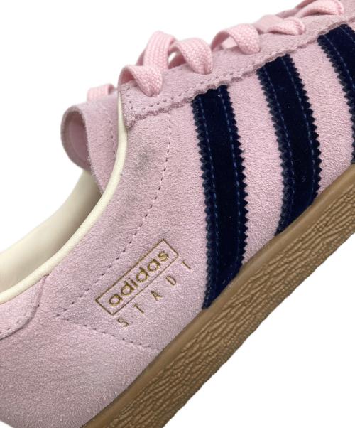 adidas（アディダス）adidas (アディダス) STADT ピンク×ブラック サイズ:24cmの古着・服飾アイテム