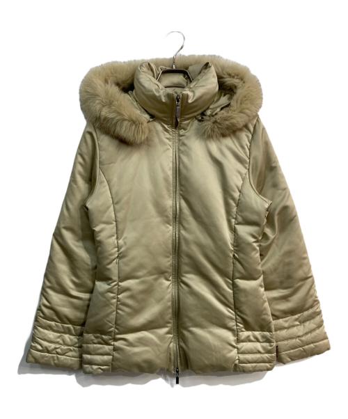 MONCLER（モンクレール）MONCLER (モンクレール) ダウンジャケット　TANZ　 茶タグ　46323/90/69951 ベージュの古着・服飾アイテム