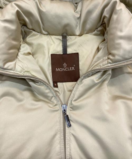 MONCLER（モンクレール）MONCLER (モンクレール) ダウンジャケット　TANZ　 茶タグ　46323/90/69951 ベージュの古着・服飾アイテム