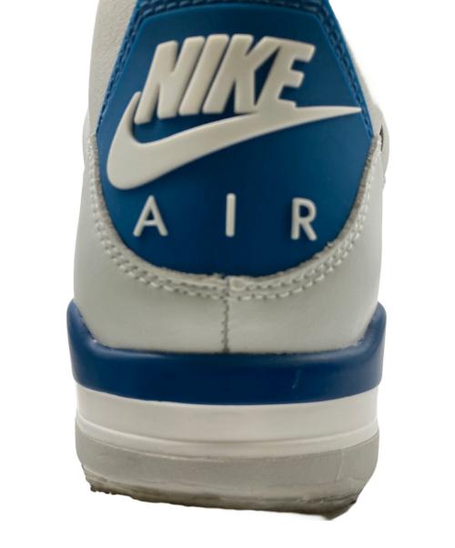 NIKE（ナイキ）NIKE (ナイキ) AIR JORDAN 4 RETRO ホワイト×ブルー サイズ:27cmの古着・服飾アイテム
