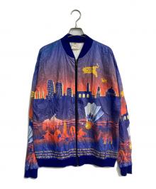 LESLIE JORDAN（レスリージョーダン）の古着「ペパージャケット　800-935-3343　USA製 」｜ブルー