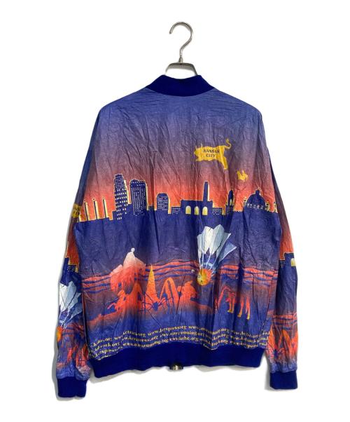 LESLIE JORDAN（レスリージョーダン）LESLIE JORDAN (レスリージョーダン) ペパージャケット　800-935-3343　USA製  ブルー サイズ:XLの古着・服飾アイテム