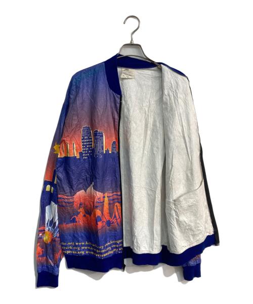 LESLIE JORDAN（レスリージョーダン）LESLIE JORDAN (レスリージョーダン) ペパージャケット　800-935-3343　USA製  ブルー サイズ:XLの古着・服飾アイテム