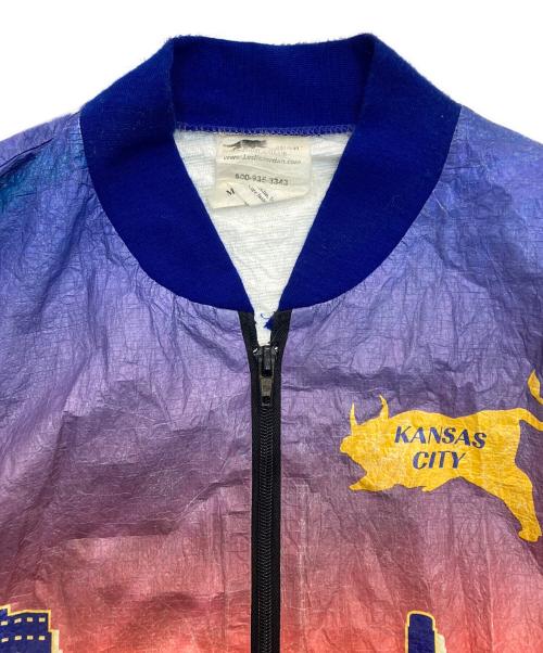 LESLIE JORDAN（レスリージョーダン）LESLIE JORDAN (レスリージョーダン) ペパージャケット　800-935-3343　USA製  ブルー サイズ:XLの古着・服飾アイテム