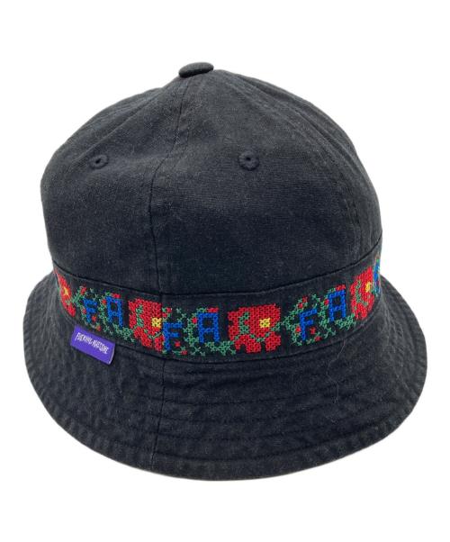 FUCKING AWESOME（ファッキンオーサム）Fucking Awesome (ファッキンオーサム) エンブロイダリーバケットハット ブラックの古着・服飾アイテム