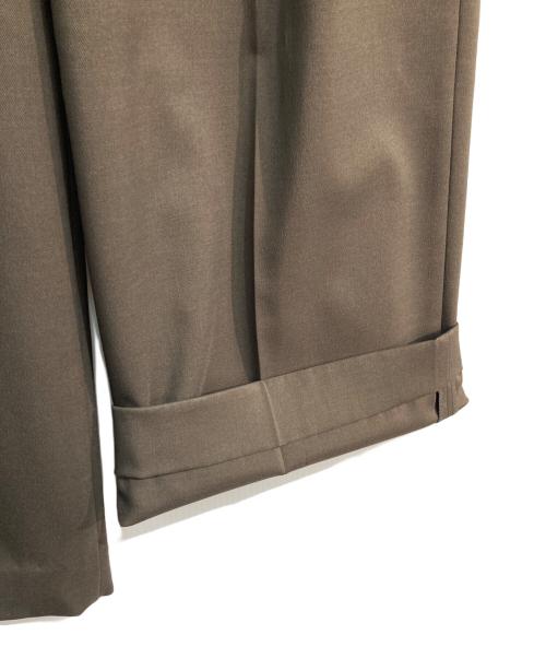 Noble（ノーブル）Noble (ノーブル) L'AUBE BLANC (ローブ ブラン) エステルツイルストレッチスラックスパンツ ブラウン サイズ:34の古着・服飾アイテム