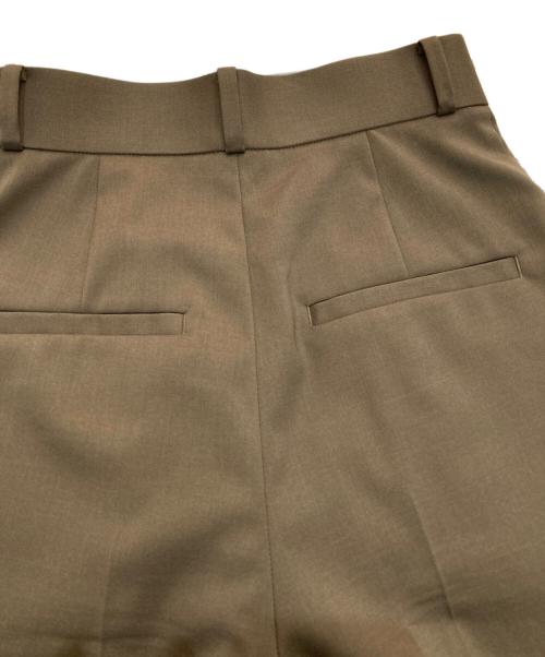 Noble（ノーブル）Noble (ノーブル) L'AUBE BLANC (ローブ ブラン) エステルツイルストレッチスラックスパンツ ブラウン サイズ:34の古着・服飾アイテム