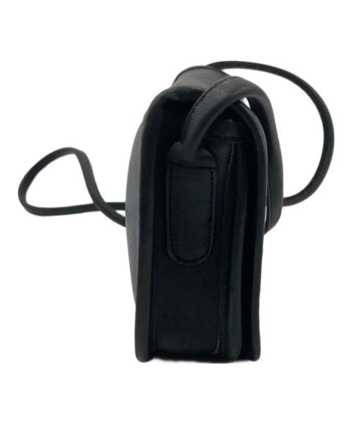 COACH（コーチ）COACH (コーチ) レザーショルダーバッグ ブラックの古着・服飾アイテム