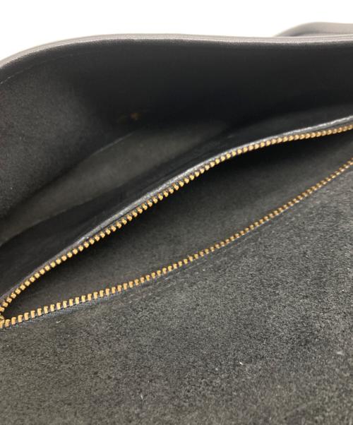 COACH（コーチ）COACH (コーチ) レザーショルダーバッグ ブラックの古着・服飾アイテム