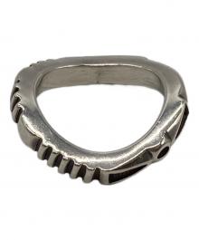 Navajo（ナバホ）の古着「スタンプワイヤーウェーブリング」｜シルバー