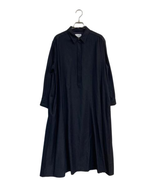 UNITED ARROWS TOKYO（ユナイテッドアローズトウキョウ）UNITED ARROWS TOKYO (ユナイテッドアローズトウキョウ) シャツワンピース　1526-162-3354 ブラック サイズ:38の古着・服飾アイテム