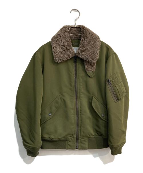 BEAUTY&YOUTH（ビューティーアンドユース）BEAUTY&YOUTH (ビューティーアンドユース) カルゼ ファー MA-1　1225-199-7877 カーキ サイズ:Sの古着・服飾アイテム