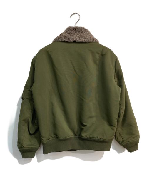 BEAUTY&YOUTH（ビューティーアンドユース）BEAUTY&YOUTH (ビューティーアンドユース) カルゼ ファー MA-1　1225-199-7877 カーキ サイズ:Sの古着・服飾アイテム