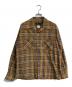 hoggs hoggs hoggs（ホッグスホッグスホッグス）の古着「チェックシャツ　NEPENTHES」｜ブラウン