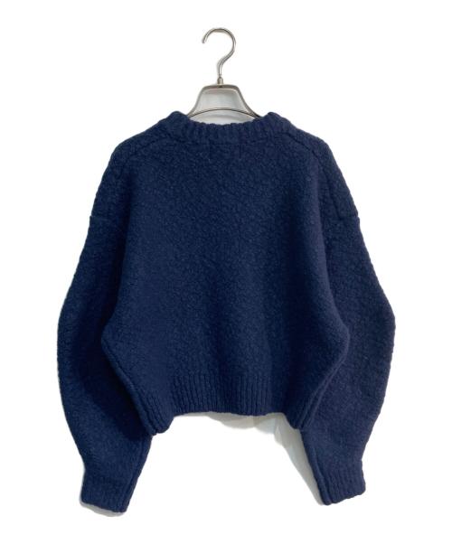 CLANE（クラネ）CLANE (クラネ) SOFT SLUB KNIT TOPS　15106-2392 ネイビー サイズ:1 未使用品の古着・服飾アイテム