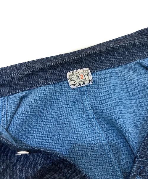 Tender（テンダー）Tender (テンダー) TYPE450 HIGH BACKED SHIRT　450 ネイビー サイズ:2の古着・服飾アイテム