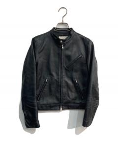 中古・古着通販】Shama (シャマ) レザージャケット 41247nu ブラック