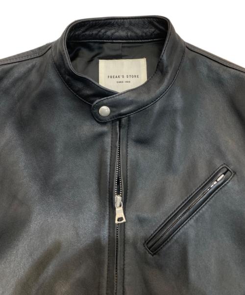 FREAK'S STORE（フリークスストア）FREAK'S STORE (フリークストア) シングルライダースジャケット　164-3539 ブラック サイズ:Sの古着・服飾アイテム
