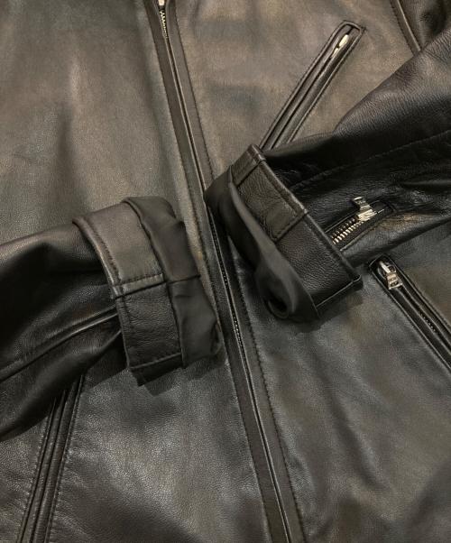 FREAK'S STORE（フリークスストア）FREAK'S STORE (フリークストア) シングルライダースジャケット　164-3539 ブラック サイズ:Sの古着・服飾アイテム