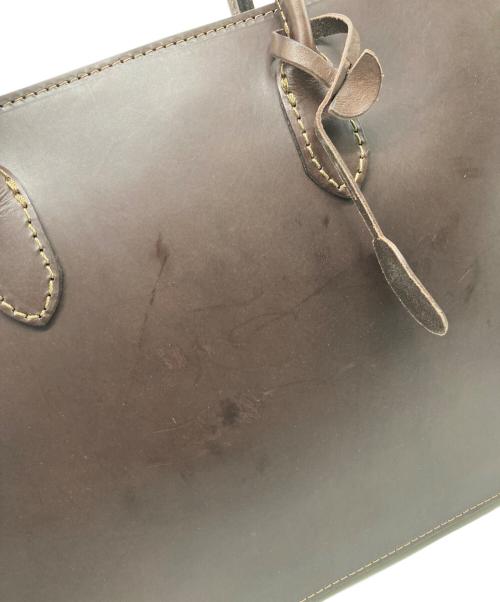 organ（オルガン）organ (オルガン) レザートートバッグ ブラウンの古着・服飾アイテム